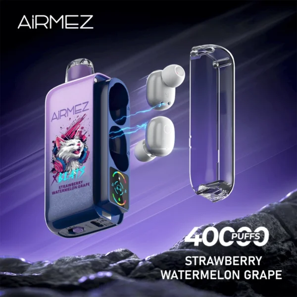 Airmez Xbeats Strawberry Watermelon Grape Vape - 40000 Puffs