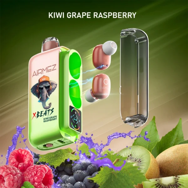 Airmez Xbeats Kiwi Grape Raspberry - 40000 Puffs