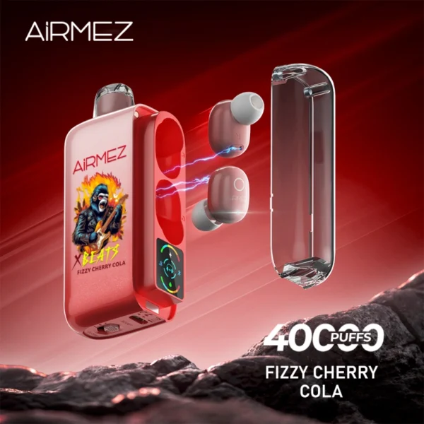 Airmez Xbeats Fizzy Cherry Cola Vape – 40000 Puffs