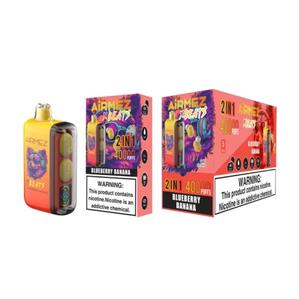 Airmez Vape Xbeats Blueberry Banana - 40000 Puffs