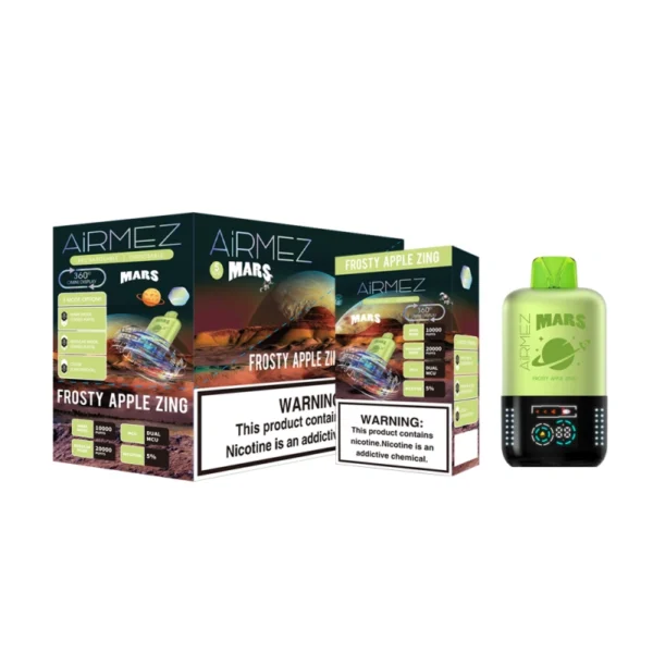 Airmez Mars Frosty Apple Zing Vape – 20000 Puffs