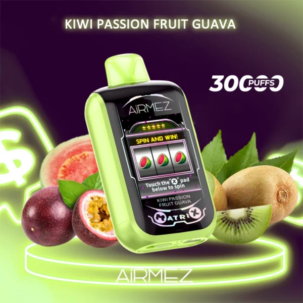Airmez Vape Matrix Pro Kiwi Passionfruit Guava - 30000 Puff