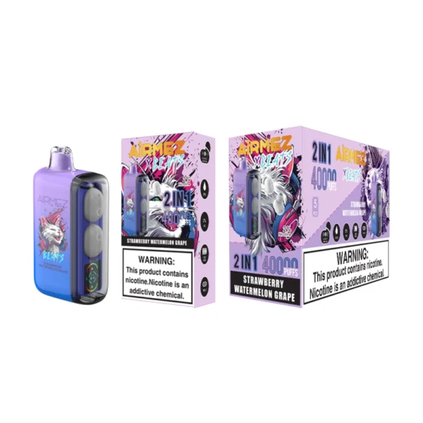 Airmez Xbeats Strawberry Watermelon Grape Vape - 40000 Puffs